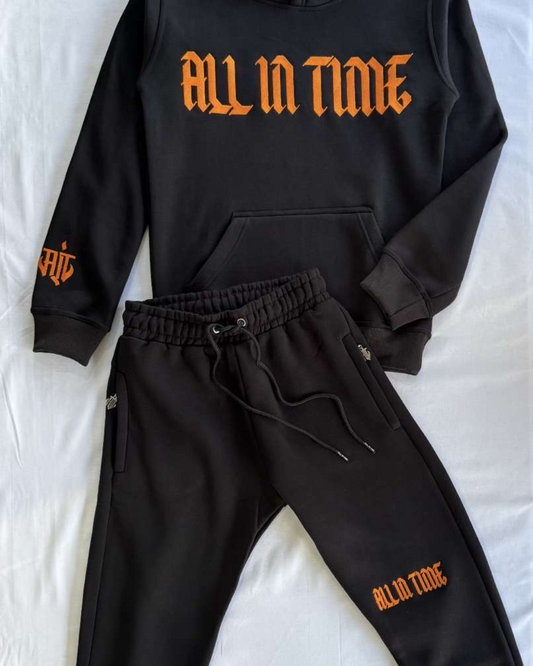 ALL IN TIME Tracksuit Set - Orange